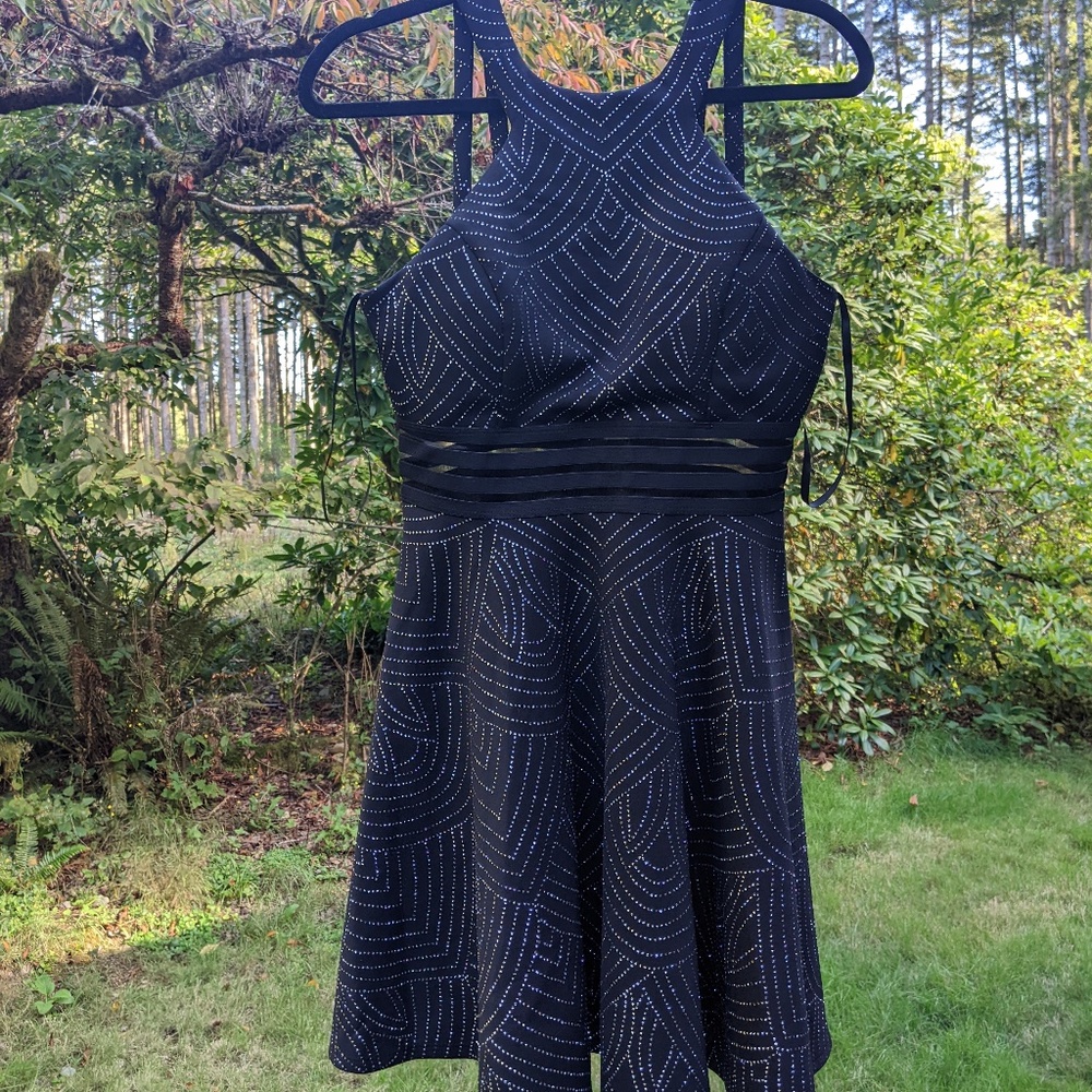City Studio Size 7 Short Black Party Dress